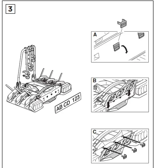 THULE EuroWay G2 922 Lightweight Bike Carrier- 7