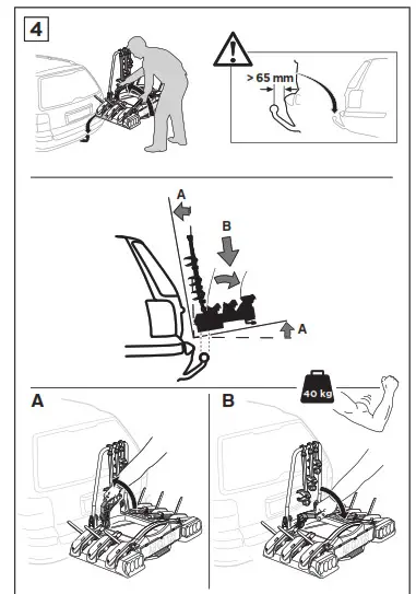 THULE EuroWay G2 922 Lightweight Bike Carrier- 8