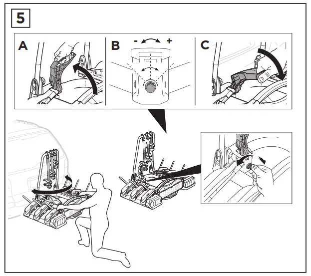 THULE EuroWay G2 922 Lightweight Bike Carrier- 9