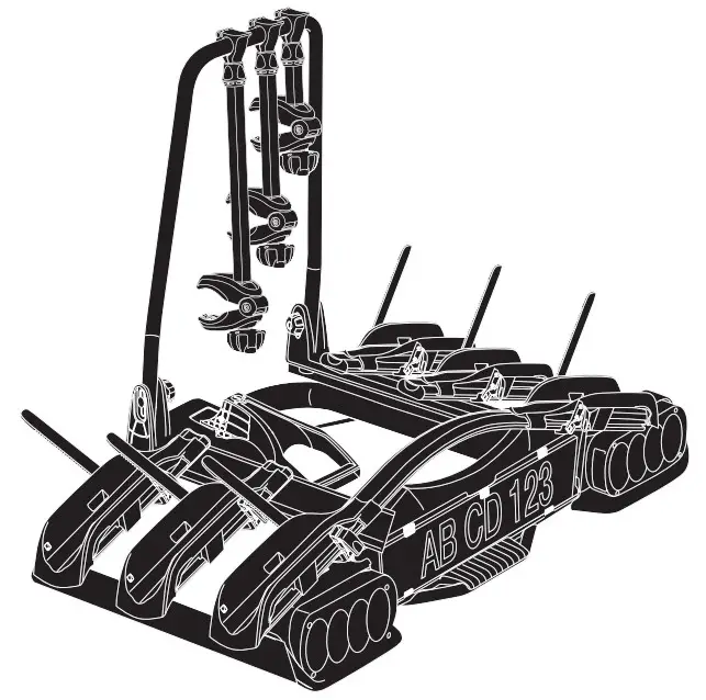 THULE EuroWay G2 922 Lightweight Bike Carrier