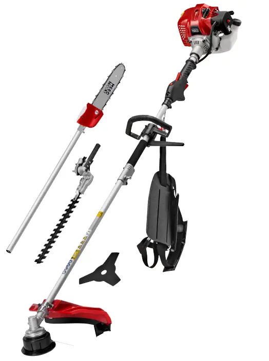 MEEC TOOLS 000904 Gasoline Powered 4 In 1 Square Trimmer
