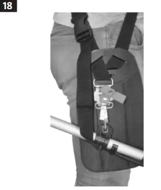 MEEC TOOLS 000904 Gasoline Powered 4 In 1 Square Trimmer - parts 18