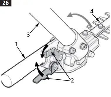 MEEC TOOLS 000904 Gasoline Powered 4 In 1 Square Trimmer - parts 26