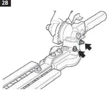 MEEC TOOLS 000904 Gasoline Powered 4 In 1 Square Trimmer - parts 28