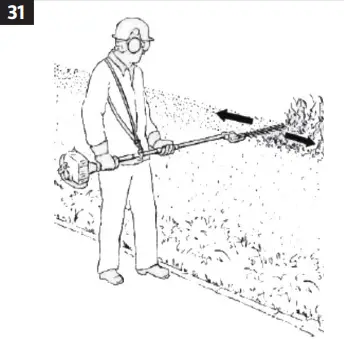 MEEC TOOLS 000904 Gasoline Powered 4 In 1 Square Trimmer - parts 31