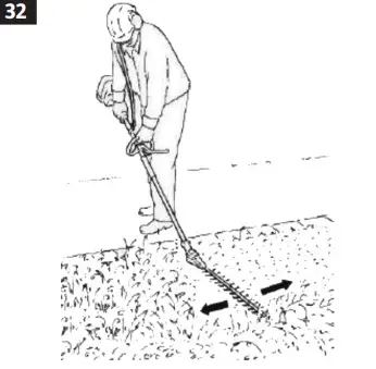 MEEC TOOLS 000904 Gasoline Powered 4 In 1 Square Trimmer - parts 32