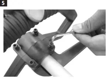 MEEC TOOLS 000904 Gasoline Powered 4 In 1 Square Trimmer - parts 5