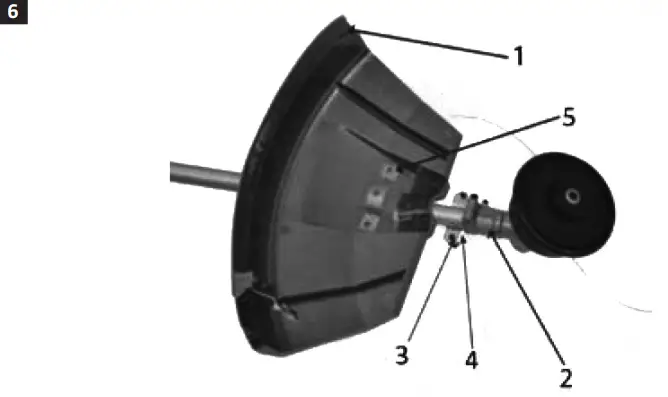 MEEC TOOLS 000904 Gasoline Powered 4 In 1 Square Trimmer - parts 6