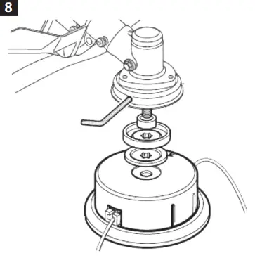 MEEC TOOLS 000904 Gasoline Powered 4 In 1 Square Trimmer - parts 8