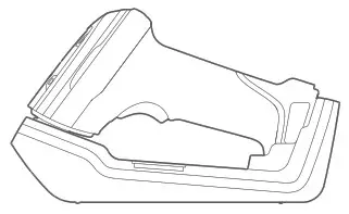 WINSON ST 70 Industrial Wireless Barcode Scanner - Use the Base