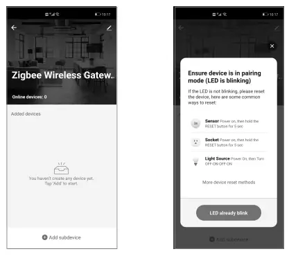 Moes Smart Brightness Thermometer Zigbee Version - Setting