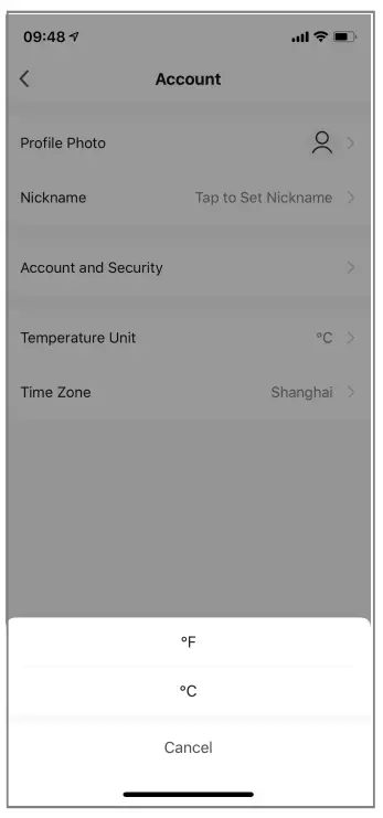 Moes Smart Brightness Thermometer Zigbee Version - smart APP