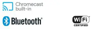 Chromecast built in