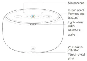 Fig 1 JBL Link 300 Front View