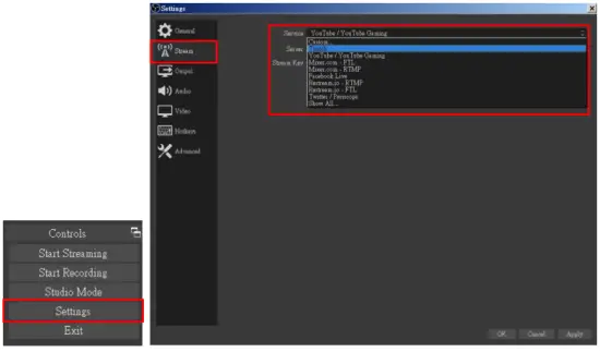 Start the software control program