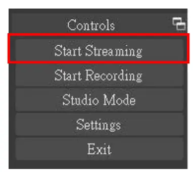 Start the software control program