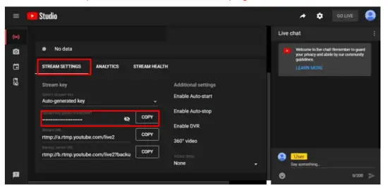 OBS software control program