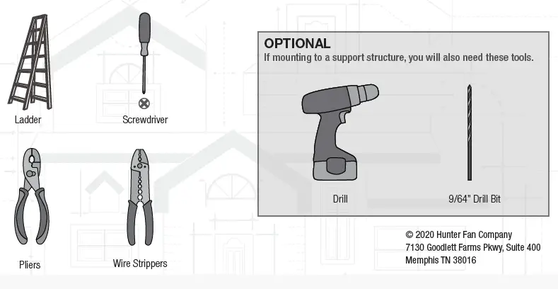 Hunter 50738 Seattle 12-Inch Indoor Ceiling Fan FIG 1