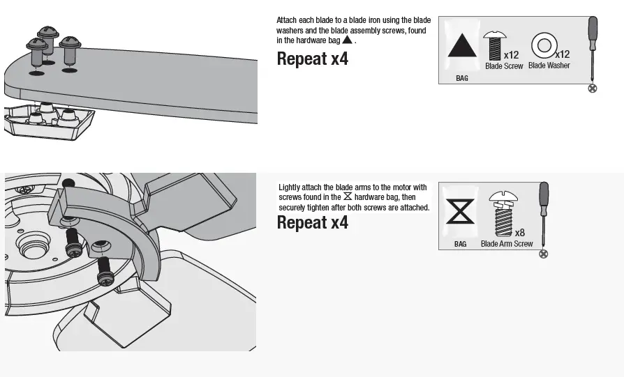 Hunter 50738 Seattle 12-Inch Indoor Ceiling Fan FIG 13
