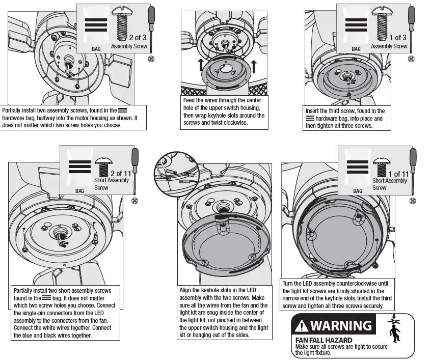 Hunter 50738 Seattle 12-Inch Indoor Ceiling Fan FIG 14