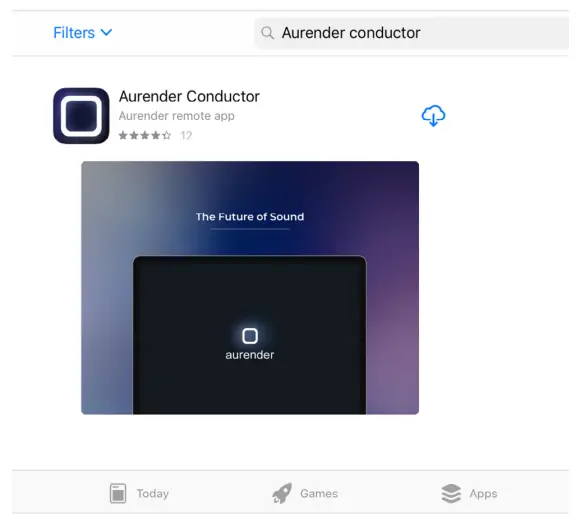 aurender N200 High Performance Netwerk Streamer - App