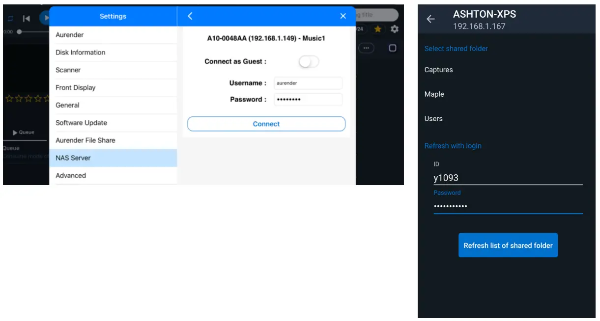 aurender N200 High Performance Netwerk Streamer - connect