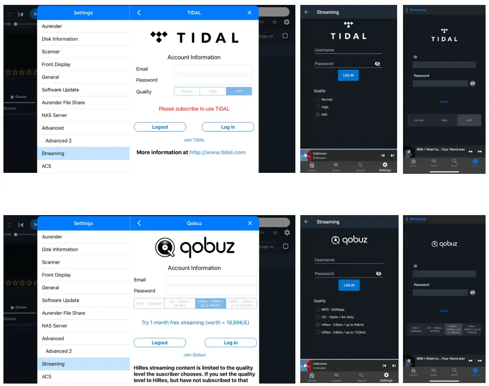 aurender N200 High Performance Netwerk Streamer - connect