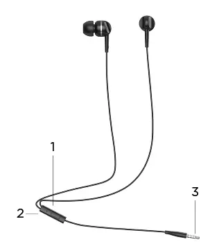 motorola EARBUDS 105 In-Ear Headphones with Mic 1