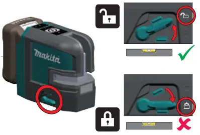 makita-SK106GD-12v-Cordless-CXT-4-Point-Cross-Line-Green-Laser-Level-fig10