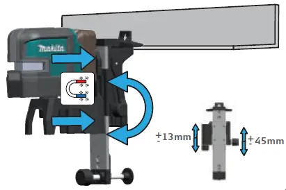 makita-SK106GD-12v-Cordless-CXT-4-Point-Cross-Line-Green-Laser-Level-fig2