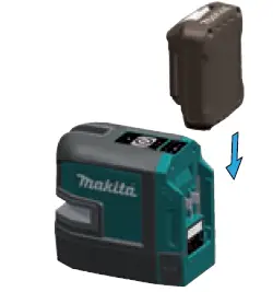 makita-SK106GD-12v-Cordless-CXT-4-Point-Cross-Line-Green-Laser-Level-fig8