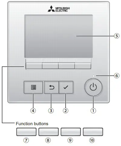MITSUBISHI ELECTRIC Air-Conditioners Controller interface