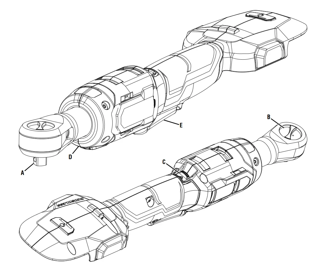 RIDGID R866010 18V 1 4 Inch Brushless Ratchet User Manual - R866010
