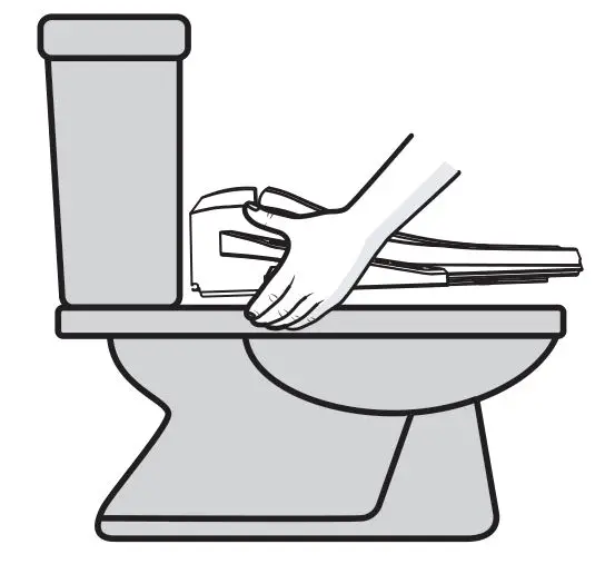 bioBidet BB600 White Ultimate Bidet Electric Heated Toilet Seat - UNSCREW MOUNTING