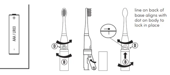 sonisk 22061 Pulse Toothbrush - Battery