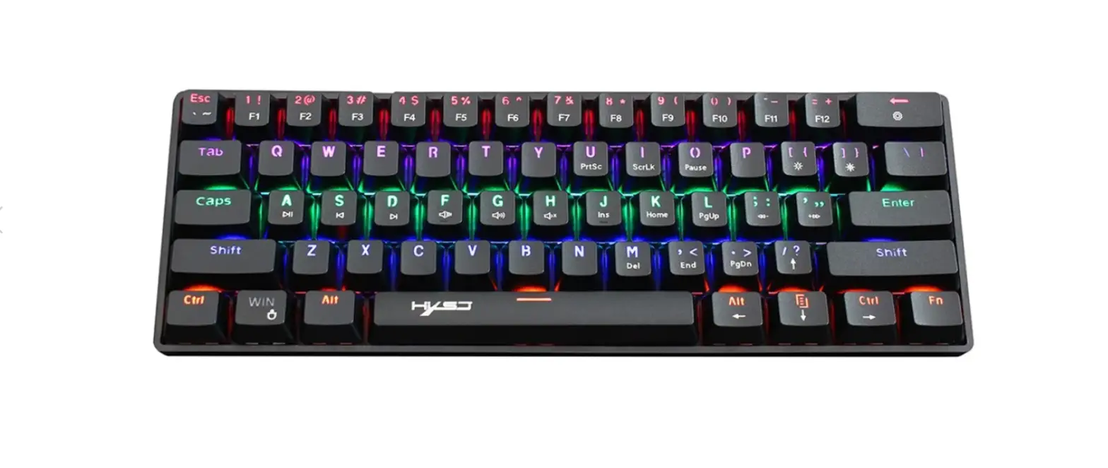 Hxsj V900 Wired 61-key Compact Mechanical Keyboard Instruction Manual Hxsj V900 Wired 61-key Compact Mechanical Keyboard Instruction Manual