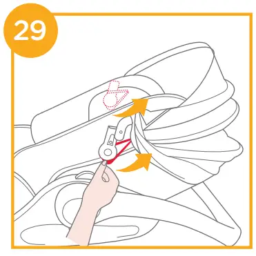 Detaching Hood and Seat Pad