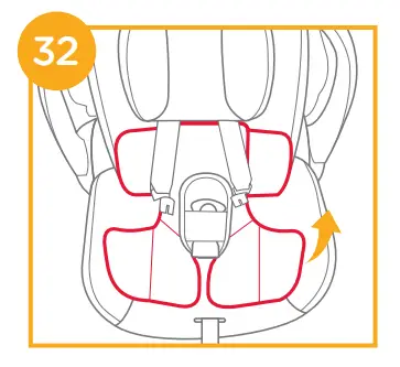 Detaching Hood and Seat Pad