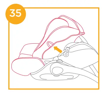 Detaching Hood and Seat Pad