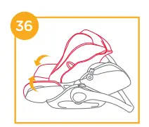 Detaching Hood and Seat Pad