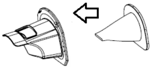 gorenje MVC 148 FW Handheld Vacuum Cleaner - plastic cover