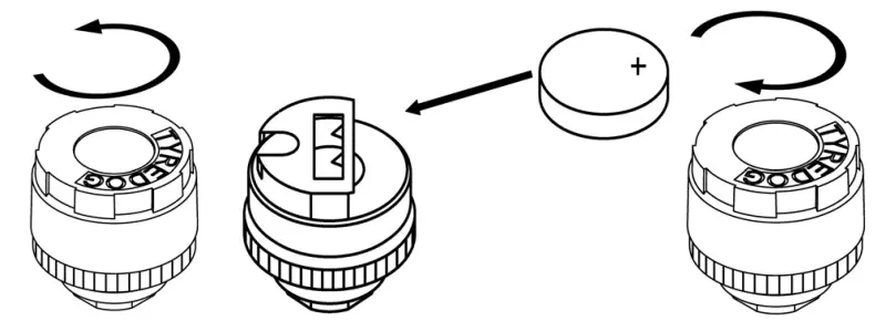 Remove the sensor cap