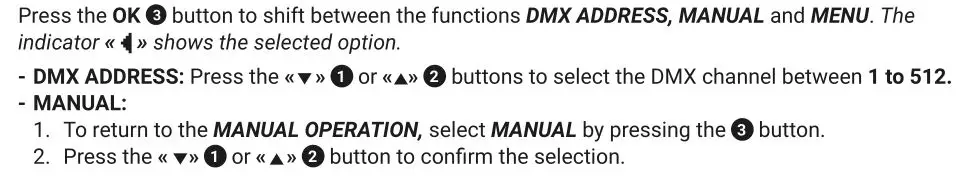 Lupo Dayled 650 Pro Fresnels Ligh - DMX Operation
