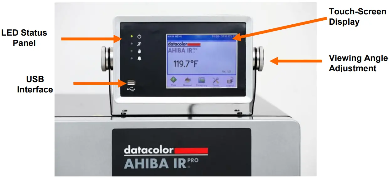 datacolor Ahiba IR Pro Textile Dyeing Machine - Controller