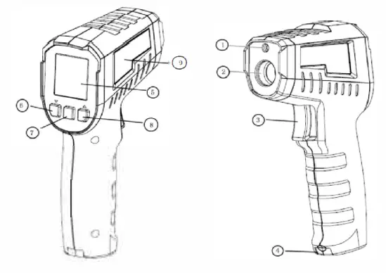 UNI-T-UT306C-Infrared-Thermometer-fig-4