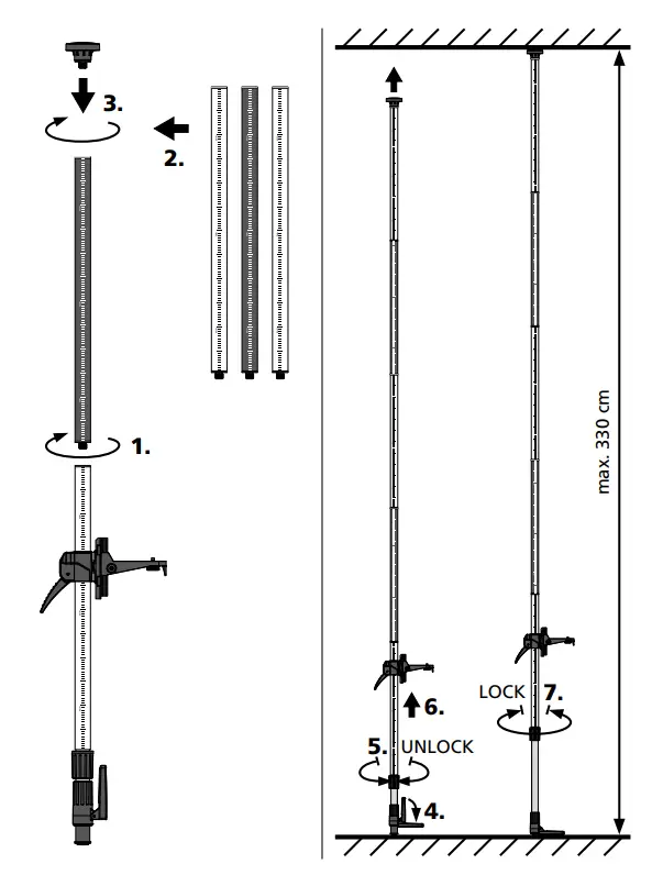 Laserliner-090-122A-TelePod-Plus-330cm-Telescopic-Fixing-Pole-FIG-4