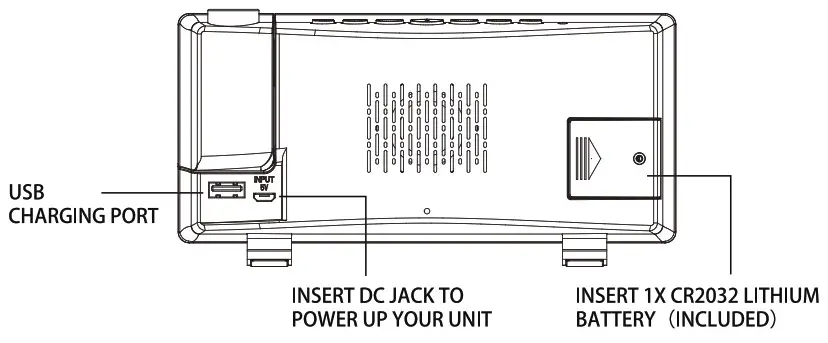 PICTEK Digital Projection Alarm Clock -Start up