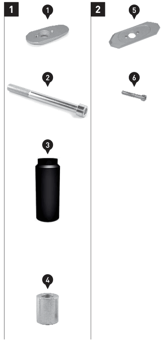 SW-MOTECH STP.06.590.11300 B Frame Protection Pads for Yamaha Motorcycles - fig