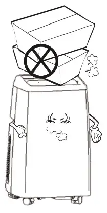 Shinco Portable Air Conditioner -damage