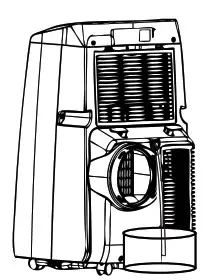 Shinco Portable Air Conditioner- duct assembly